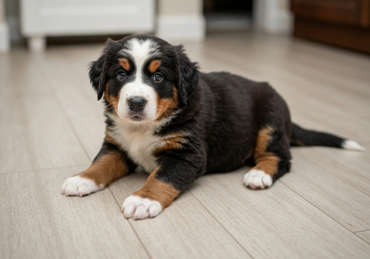 Dog enjoying a nutritious meal